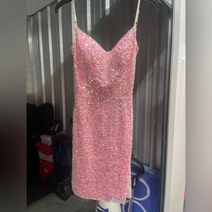 Ashley Lauren cocktail size 0 pink